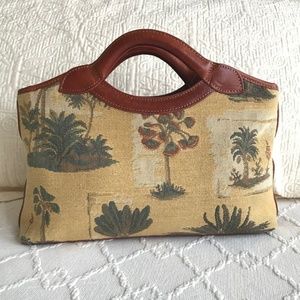 Tommy Bahama Purse/Handbag with Palm Tree Motif